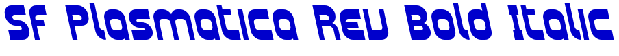 SF Plasmatica Rev Bold Italic fonte